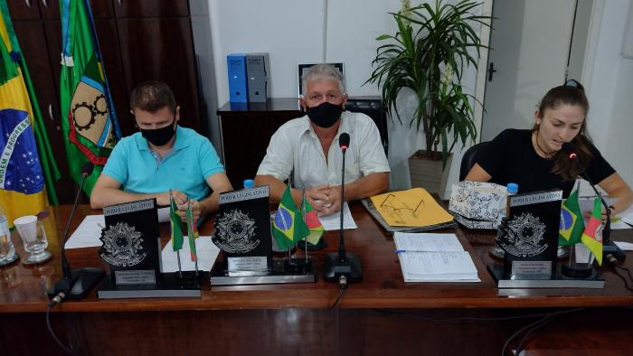 Foi a primeira sessão ordinária conduzida pela Mesa Diretora do exercício 2022